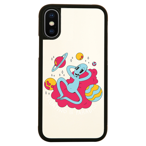 Chilling alien iPhone case cover 11 11Pro Max XS XR X - Graphic Gear