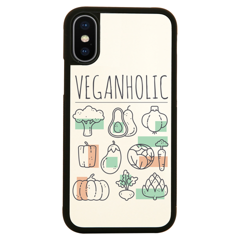 Veganholic iPhone case cover 11 11Pro Max XS XR X - Graphic Gear