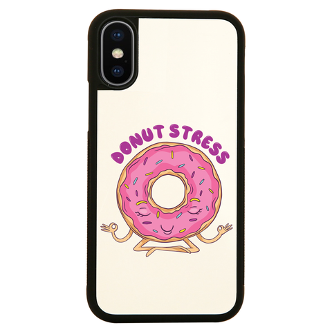 Donut stress iPhone case cover 11 11Pro Max XS XR X - Graphic Gear