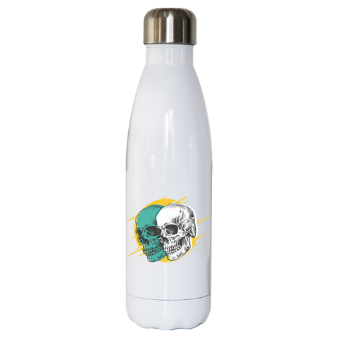 Skull set water bottle stainless steel reusable - Graphic Gear