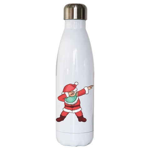 Dabbing santa claus water bottle stainless steel reusable - Graphic Gear