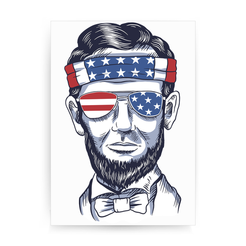 Funny abraham lincoln print poster wall art decor - Graphic Gear
