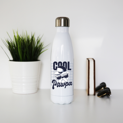 Cool pawpa water bottle stainless steel reusable - Graphic Gear