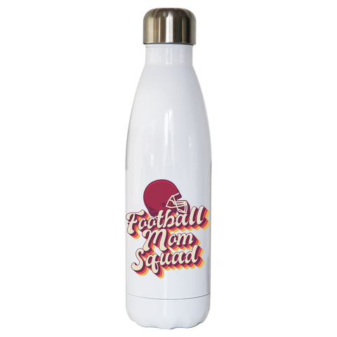 Football mom squad water bottle stainless steel reusable - Graphic Gear