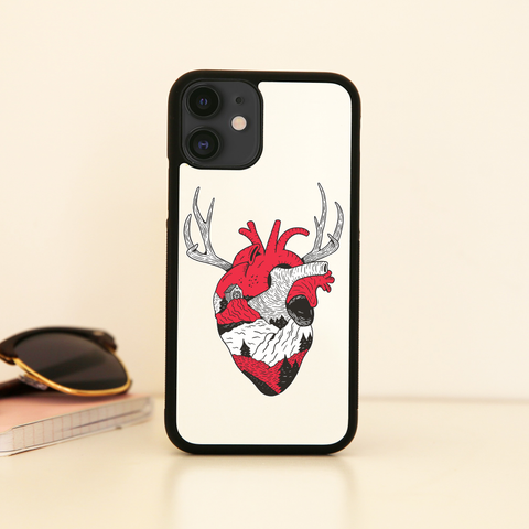 Forest heart iPhone case cover 11 11Pro Max XS XR X - Graphic Gear