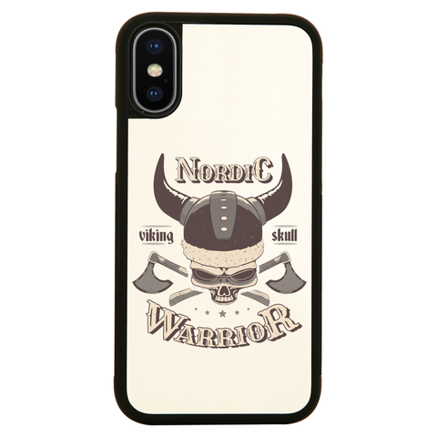 Skull viking iPhone case cover 11 11Pro Max XS XR X - Graphic Gear