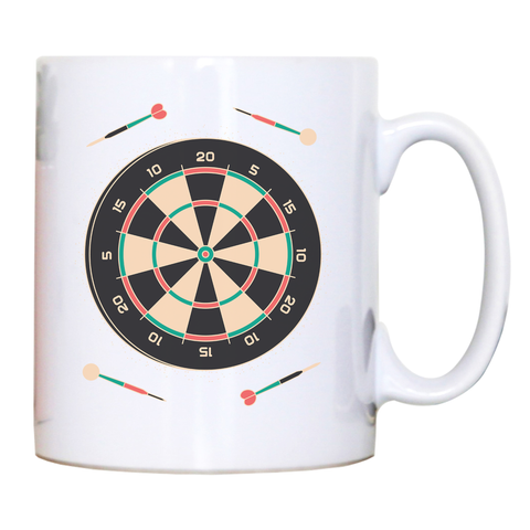 Dartboard game mug coffee tea cup - Graphic Gear