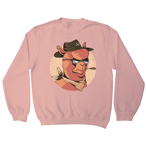 Cowboy alpaca sweatshirt - Graphic Gear