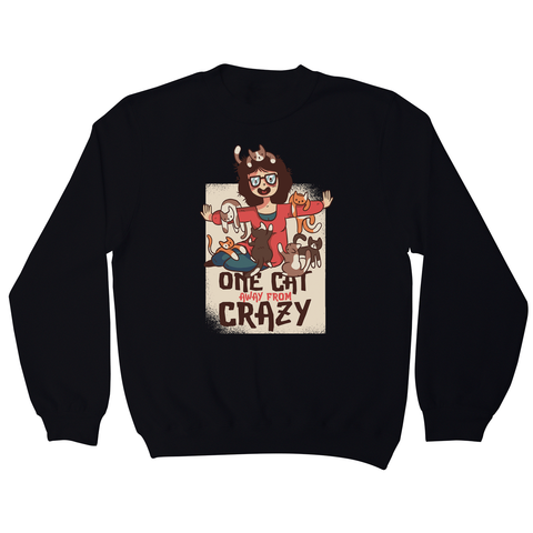 Crazy cat lady sweatshirt - Graphic Gear