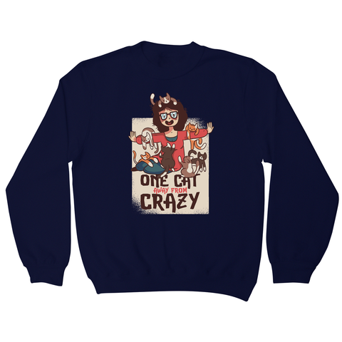 Crazy cat lady sweatshirt - Graphic Gear