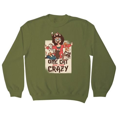 Crazy cat lady sweatshirt - Graphic Gear