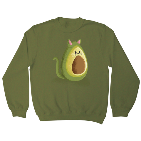 Avocado cat sweatshirt - Graphic Gear