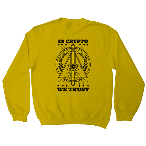 Crypto trust sweatshirt - Graphic Gear