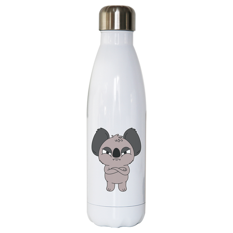Angry koala water bottle stainless steel reusable - Graphic Gear