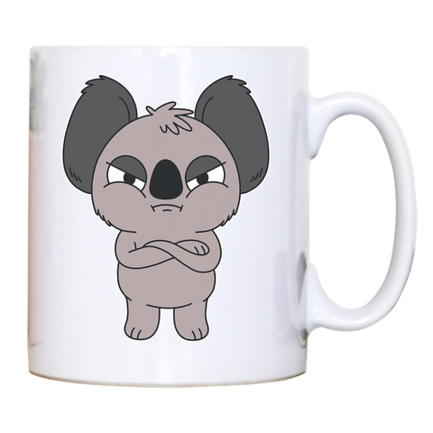 Angry koala mug coffee tea cup - Graphic Gear