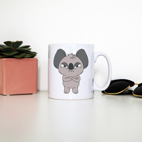 Angry koala mug coffee tea cup - Graphic Gear