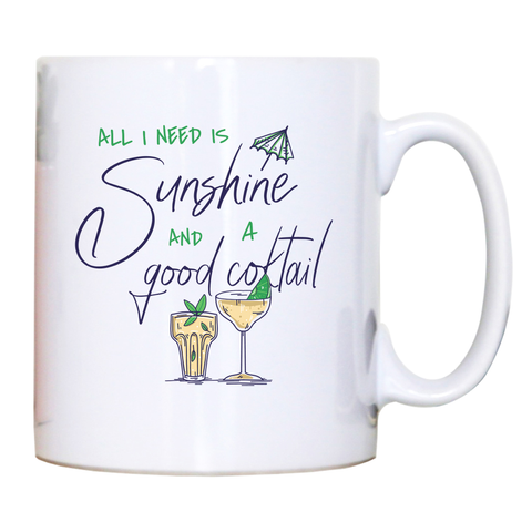 A good cocktail funny drinking mug coffee tea cup - Graphic Gear
