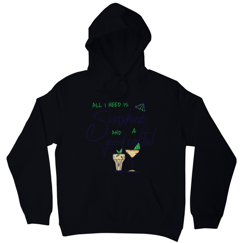 A good cocktail funny drinking hoodie - Graphic Gear