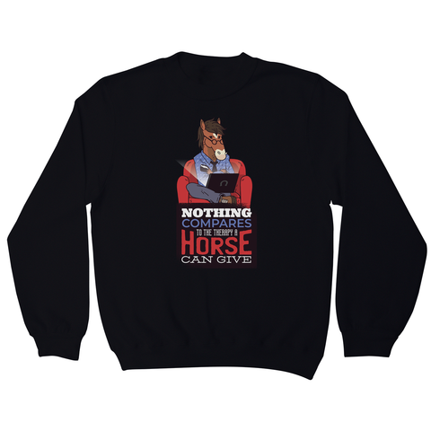 Horse therapy sweatshirt - Graphic Gear