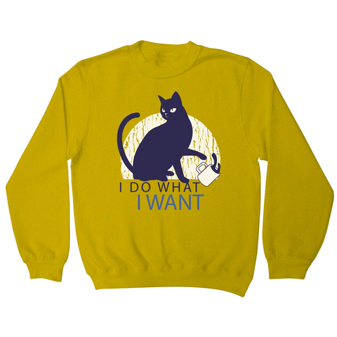 Rebel cat funny sweatshirt - Graphic Gear