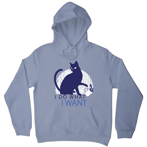 Rebel cat funny hoodie - Graphic Gear