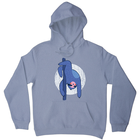 Pole dance sloth funny hoodie - Graphic Gear
