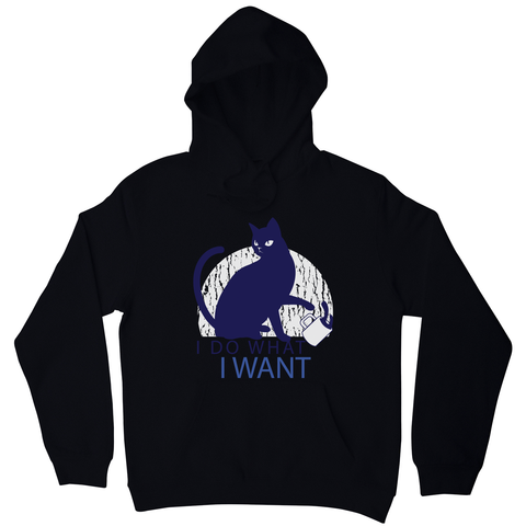 Rebel cat funny hoodie - Graphic Gear