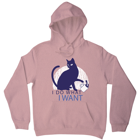 Rebel cat funny hoodie - Graphic Gear