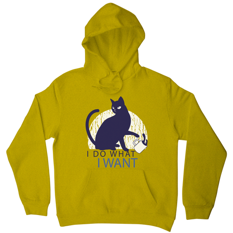 Rebel cat funny hoodie - Graphic Gear