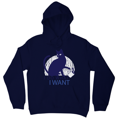Rebel cat funny hoodie - Graphic Gear