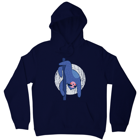 Pole dance sloth funny hoodie - Graphic Gear