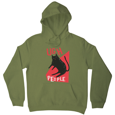 Ugh people funny rude offensive hoodie - Graphic Gear