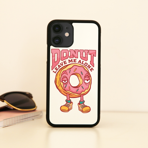 Donut leave me funny food iPhone case cover 11 11Pro Max XS XR X - Graphic Gear