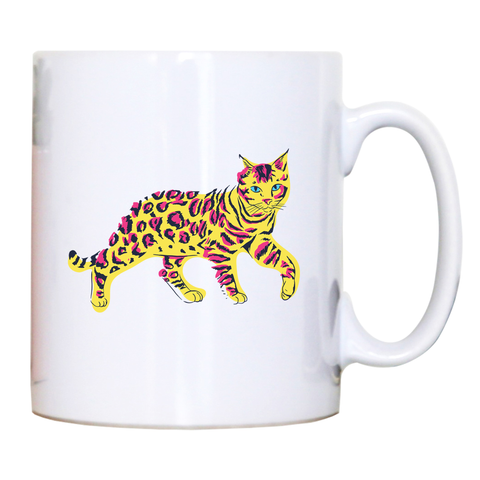 Colorful bengal cat mug coffee tea cup - Graphic Gear