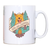 Dogs and campfire mug coffee tea cup - Graphic Gear