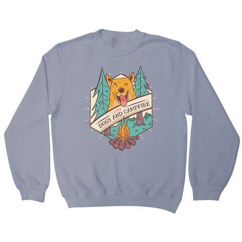 Dogs and campfire sweatshirt - Graphic Gear