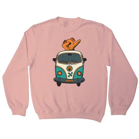 Dabbing dog van sweatshirt - Graphic Gear