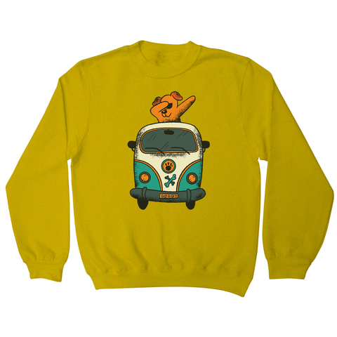 Dabbing dog van sweatshirt - Graphic Gear