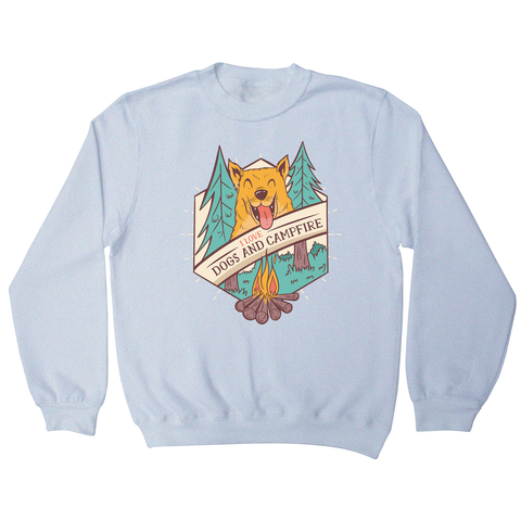 Dogs and campfire sweatshirt - Graphic Gear