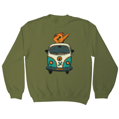 Dabbing dog van sweatshirt - Graphic Gear