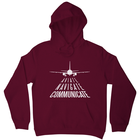 Aviation quote hoodie - Graphic Gear