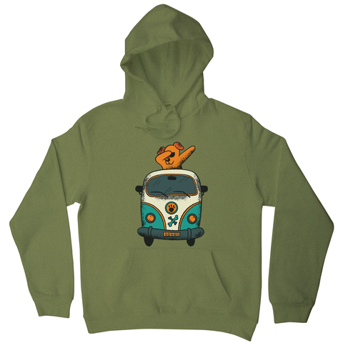 Dabbing dog van hoodie - Graphic Gear