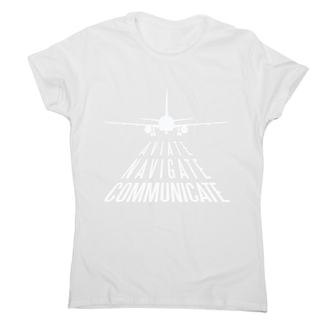 Aviation quote women's t-shirt - Graphic Gear