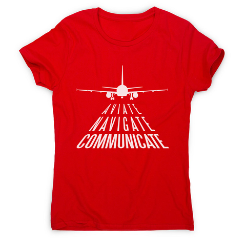Aviation quote women's t-shirt - Graphic Gear