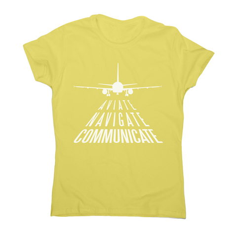Aviation quote women's t-shirt - Graphic Gear