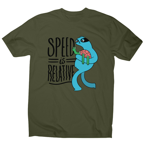 Speed is relative men's t-shirt - Graphic Gear