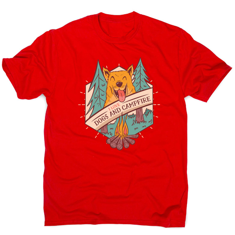 Dogs and campfire men's t-shirt - Graphic Gear