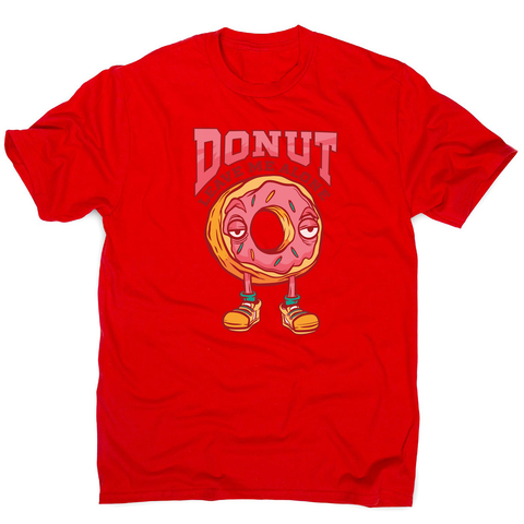Donut leave me funny food men's t-shirt - Graphic Gear