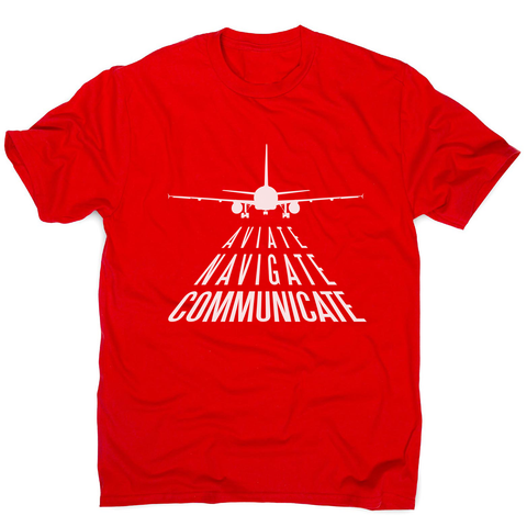 Aviation quote men's t-shirt - Graphic Gear