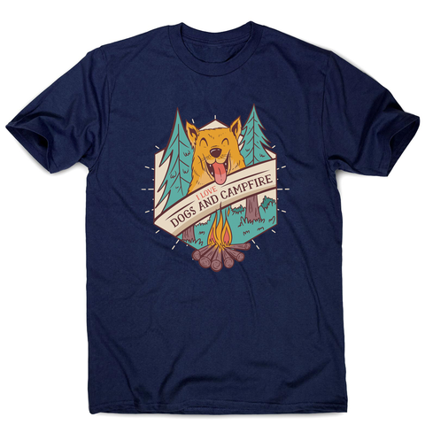 Dogs and campfire men's t-shirt - Graphic Gear